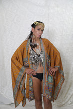 Load image into Gallery viewer, Dreamcatcher Kimono Short Turmeric
