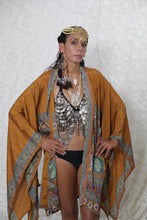 Load image into Gallery viewer, Dreamcatcher Kimono Short Turmeric
