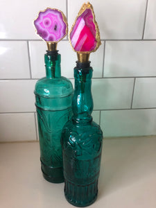 Agate Bottle Stop Fushia