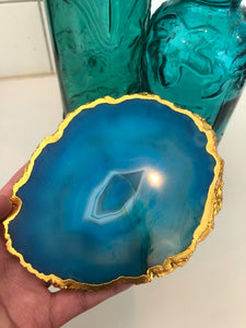 Agate Coaster Azure