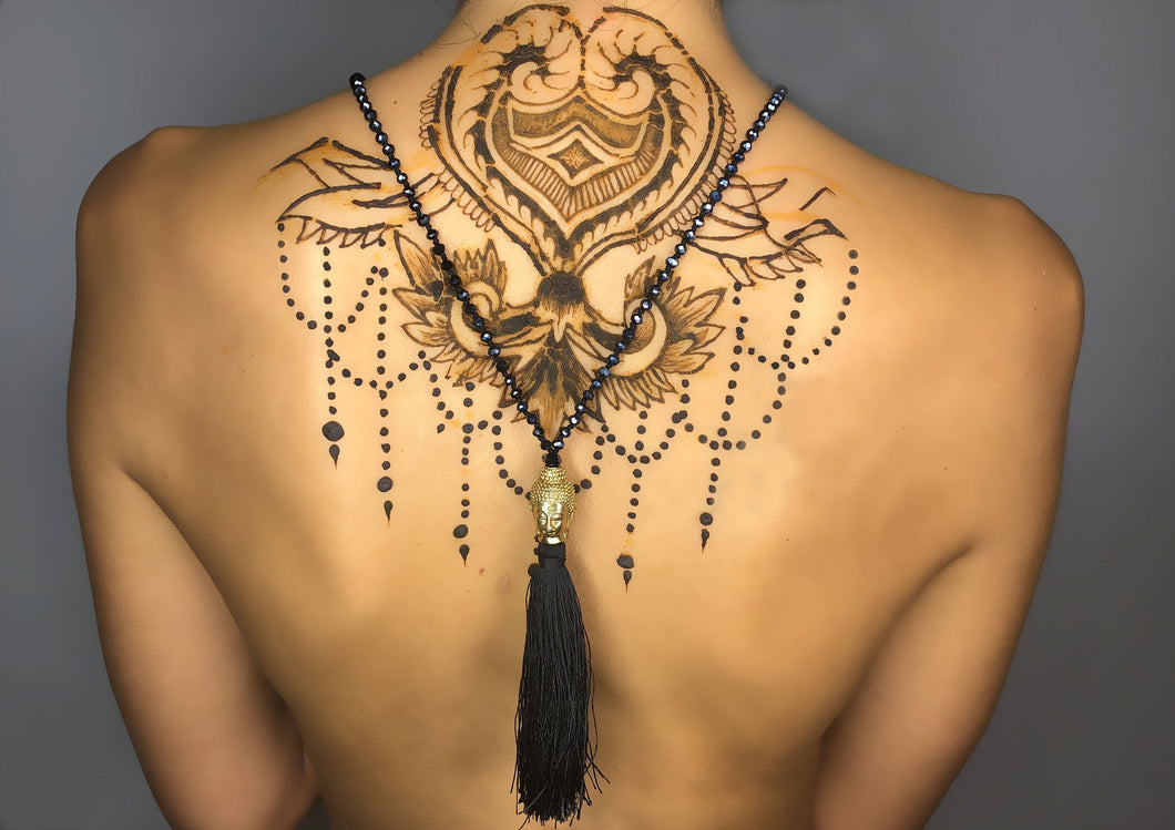 Mala Buddha Head Jet
