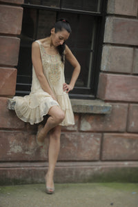 Boutique Dress Frockella Nude