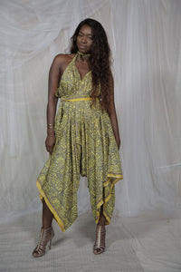 Dreamcatcher Playsuit Slate and Custard