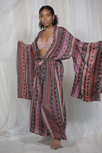 Dreamcatcher Kimono Long Pinkish