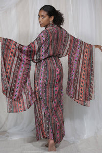 Dreamcatcher Kimono Long Pinkish