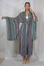 Load image into Gallery viewer, Dreamcatcher Kimono Long Purple Clouds
