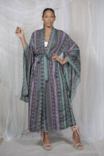 Load image into Gallery viewer, Dreamcatcher Kimono Long Purple Clouds
